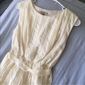 Cream maxi dress